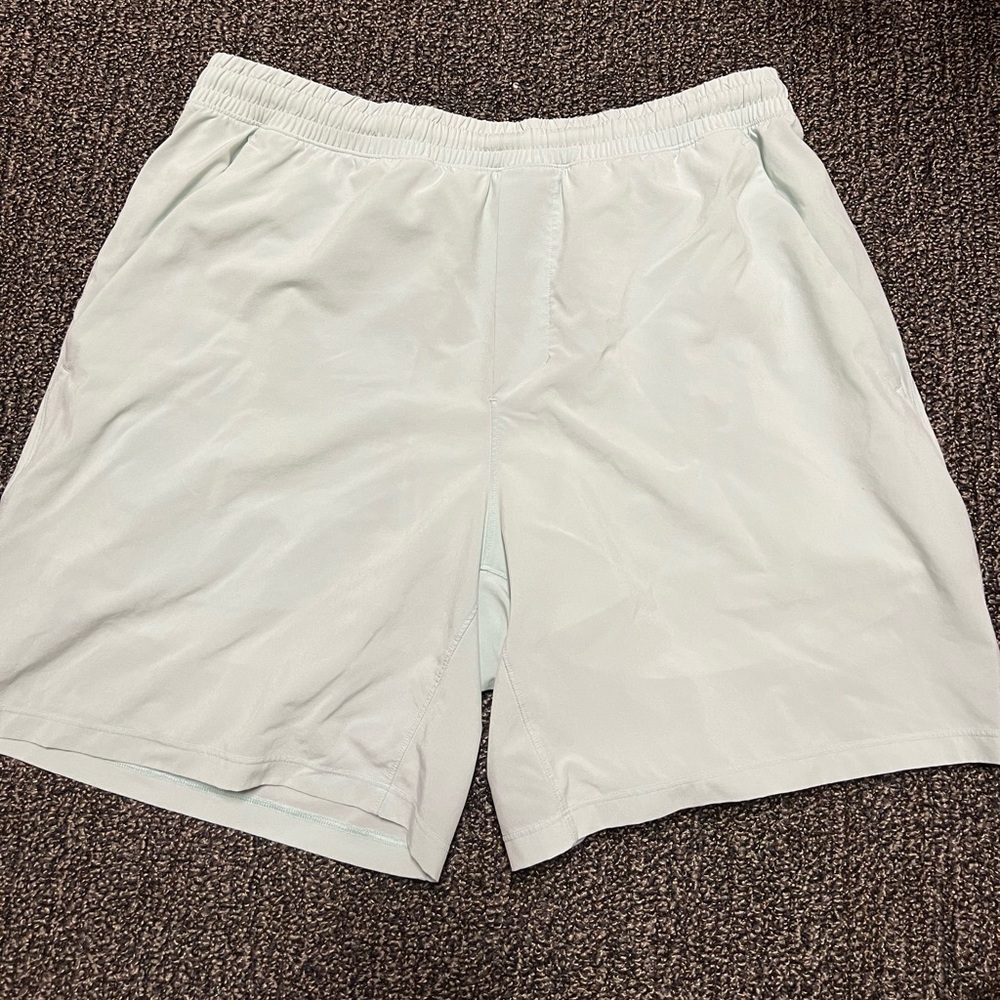 lululemon pace breaker 7inch lined mint green